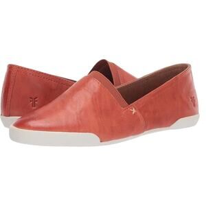 Frye Melanie Women’s Leather Slip-On Sneakers Flat Shoe Comfort Red Size 9